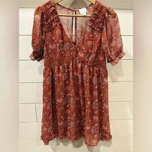 Blue Rain Babydoll Top- Women’s Medium